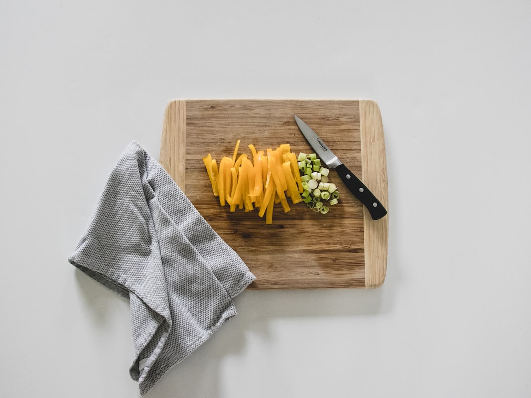 Healthy cooking preparation with fresh vegetables